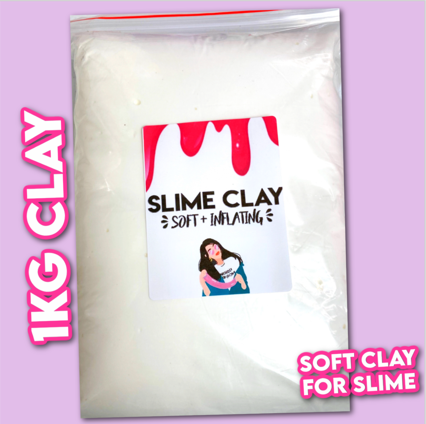 1kg White Soft Light AirDry Clay – Shop Nichole Jacklyne